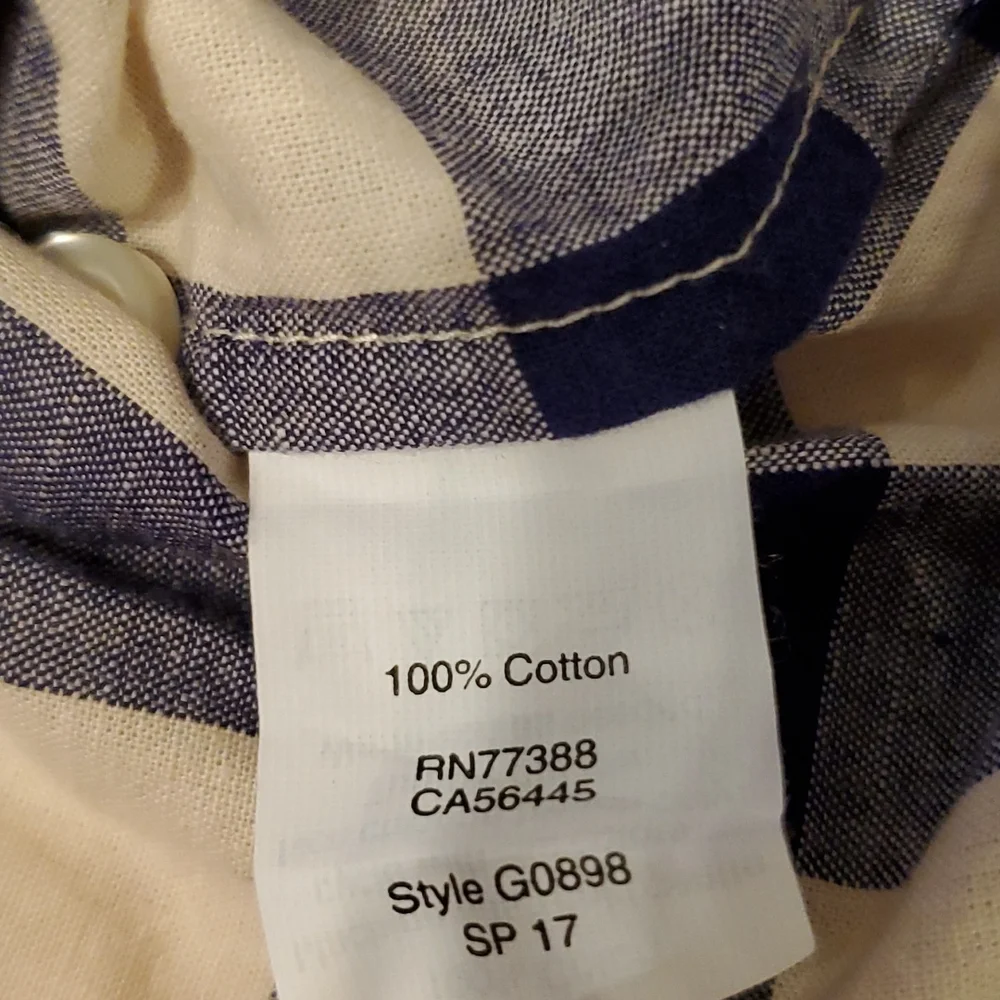 NWT J. Crew perfect fit plaid button down shirt